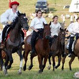 Horses in historical reenactments